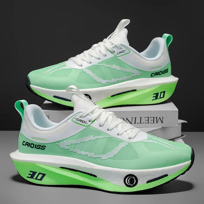 Men's Low-Top Sneakers with Breathable Arch Support and Stability Technology, Lace-Up Running Shoes, All-Season Casual Shoes Suitable for Men (Available in Wide Widths) - Ideal for Gym, Jogging, and Walking. Lace-Up Closure,