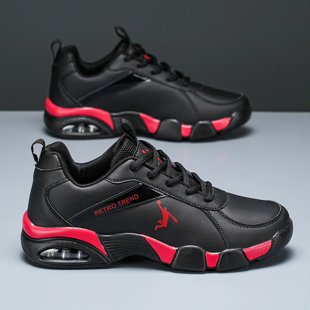 Men's Road Running Shoes, Lace-Up Closure, Suitable for All Seasons, Low-Cut Trendy Versatile Hiking Shoes, Tennis Casual Walking Fitness Hiking Shoes - the Perfect Sports Shoe for Outdoor Adventures, Ideal for Sports Enthusi